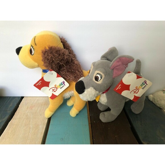 Disney Store Lady and the Tramp Stuffed Plush Animals - Picture 2 of 3